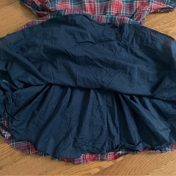 Tea Collection | Tartan Plaid Dress Festive Christmas Holiday Youth Size 14 - Picture 5 of 13